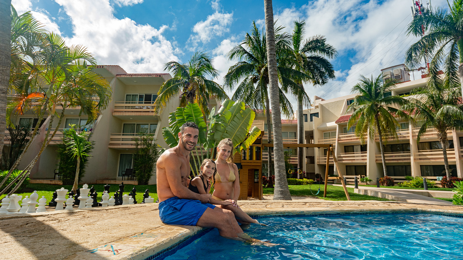 beach pool Ocean Spa Hotel Cancun